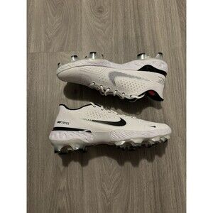 Nike Baseball Cleats Mens 12.5 Alpha Huarache Elite 3 Low MCS White CZ5649-103